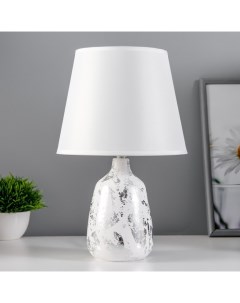 Настольная лампа «Пани» Е14 40 Вт серебро 20×20×32 см Risalux