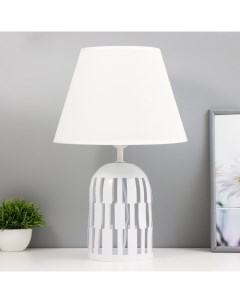 Настольная лампа «Трезария» E27 40 Вт белый 27×27×42 см Risalux