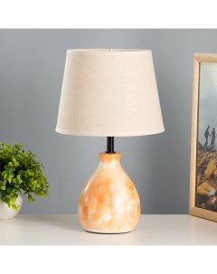 Настольная лампа «Адара» Е14 40 Вт оранжевый 20×20×33 см Risalux