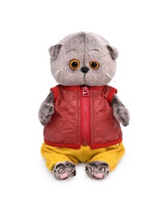 Мягкая игрушка «Басик Baby в стеганом жилете», 20 см Басик и ко