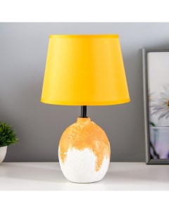 Настольная лампа «Зефир» Е14 40 Вт оранжевый белый 30×30×33 см Risalux