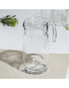 Кувшин «Акватик», 1650 мл, акриловая крышка, стекло, прозрачный Pasabahce