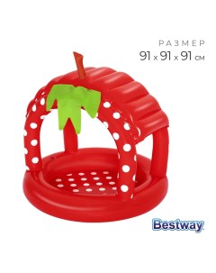 Бассейн надувной, 91×91×91 см, детский Bestway