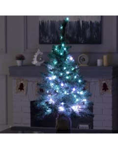 Гирлянда «Нить» 10 м роса, IP20, серебристая нить, 100 LED, пульт ДУ, свечение RGB, USB Luazon lighting