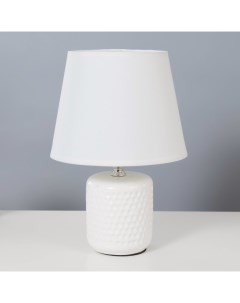 Настольная лампа «Манолия» Е14 40 Вт белый 18×18×27 см Risalux