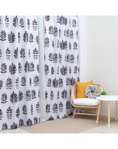 Шторы портьерные «» Natural print, 145×260 см, 2 шт., габардин Этель