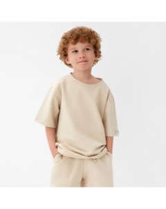 Футболка детская, размер 36 (134-140 см), бежевая Kaftan