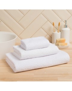 Полотенце махровое «», 50×90 см, хлопок 100%, белое Экономь и я