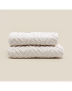 Полотенце махровое SL HOME: Geometry «Блан де Блан», 67×140 см Sima-land home