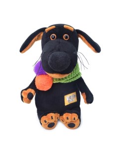 Мягкая игрушка "Ваксон BABY в снуде с помпонами", 19 см VB-016 Басик и ко