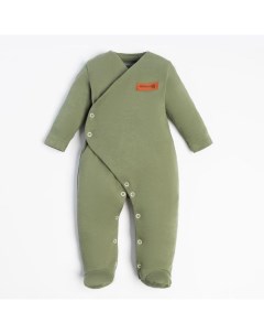 Комбинезон детский «» BASIC LINE, рост 74-80 см, зелёный Крошка я