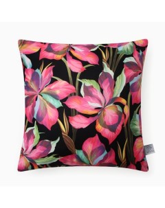 Подушка декоративная «. Ирисы», 40×40 см, велюр Этель