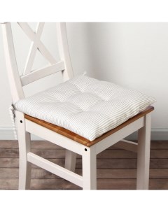 Подушка на стул SL HOME Direction, 42×42 см, белая Sima-land home