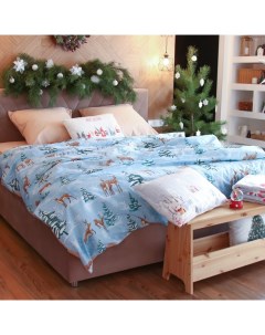 Постельное бельё евро «. Зимнее волшебство», бязь Этель