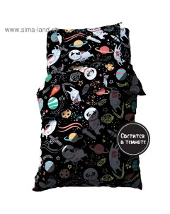 Постельное бельё 1.5-спальное «» Cosmoparty, бязь Этель