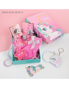 Набор подарочный «Pretty Unicorn» носки и аксессуары Kaftan