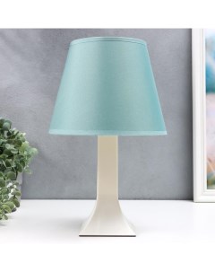 Лампа настольная 62104 1хЕ27 15 Вт светло-бирюзовый d=22 см, h=34.5 см Risalux