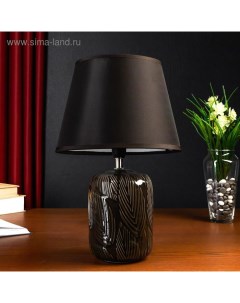 Лампа настольная 38048/1 E14 40 Вт черный 23×23×35.5 см Risalux