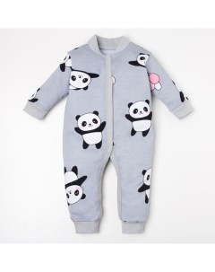 Комбинезон детский «. Панда», рост 74-80 см Крошка я