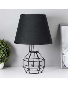 Настольная лампа Бойл E27 40 Вт черный 25×25×40 см Risalux