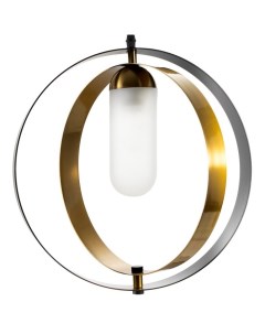 Светильник «Ретора» E27 40 Вт черный-латунь 34.5×34.5×37.5-137 см Bayerlux