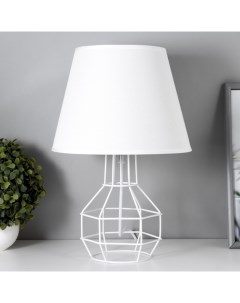 Настольная лампа Бойл E27 40 Вт белый 25×25×40 см Risalux
