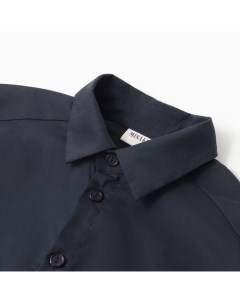 Рубашка для мальчика : School Collection, тёмно-синяя, рост 152 см Minaku