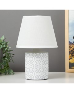 Настольная лампа 16527/1 E14 40 Вт белый 17.5×17.5×26.5 см Risalux