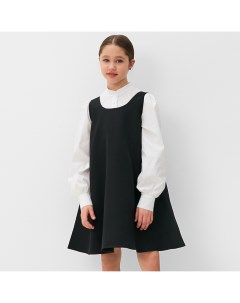 Сарафан для девочки, чёрный, рост 128 см Minaku