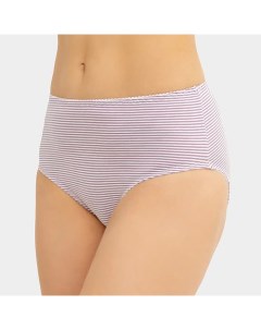 Набор женских трусов слипы (3шт), цвет полоска на морском тумане, размер 56 (4XL) Mark formelle