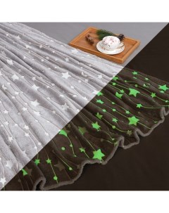 Плед светящийся в темноте «. Звездное небо», 150×200 см, корал-флис Этель