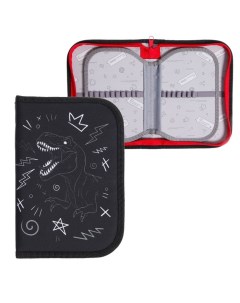 Пенал школьный, 3 секции, 14×21×4 см «Дино» Calligrata