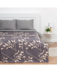 Покрывало евро макси "Листопад" 240*210±5см, 100% полиэстер, 190гр/м2 Экономь и я