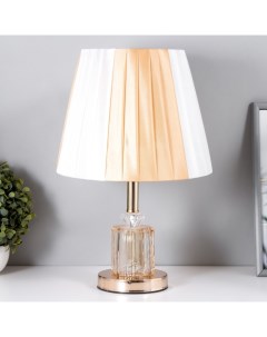 Настольная лампа Ландри 1×60 Вт E27 золотой 24.5×24.5×39 см Risalux