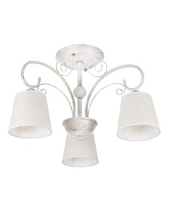 Люстра 2150/3 E27 40 Вт белый с золотой патиной 47×47×35 см Bayerlux