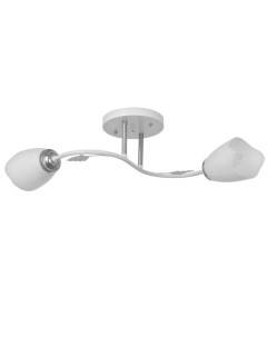 Люстра «Меган», 2×15 Вт E27, белый 60×16×21 см Bayerlux