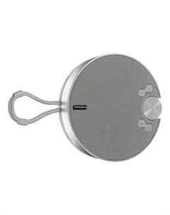 Портативная колонка Maimi F6, microUSB, FM, BT 5.1, 1200 мАч, серебристая