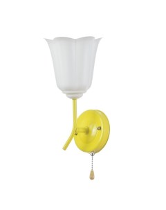 Бра настенное «Онлайн», 1×15 Вт, Е27, желтый, 10.5×15×27 см Bayerlux