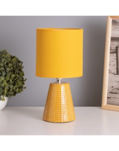 Лампа настольная «Бланка» 1×40 Вт Е14 желтый 14×14×29 см Risalux