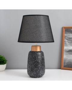 Лампа настольная «Кианг» 1×40 Вт Е14 черный/золото 22×22×38 см Risalux
