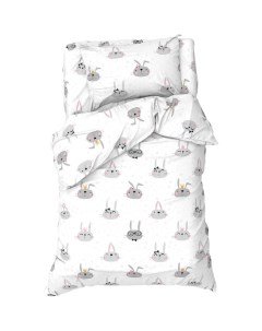 Постельное бельё 1.5-спальное «» Funny rabbits, бязь Этель