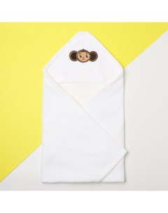 Махровое полотенце с уголком «Чебурашка», 75×75 см, хлопок 100% Крошка я