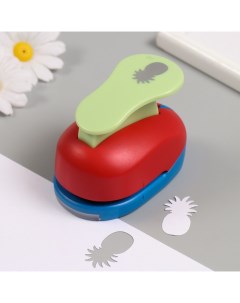 Дырокол фигурный рисунок 3.8×3.8 см «Ананас», 7×5.2×9.2 см, МИКС Арт узор