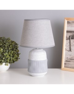 Лампа настольная «Дарианна» 1×40 Вт Е14 серый 29×20×32.5 Risalux