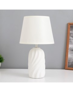 Лампа настольная «Джи» 1×40 Вт Е14 белый 20×20×34 см Risalux