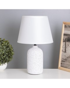 Лампа настольная «Беатрис» 1×40 Вт Е14 белый 22×22×36 см Risalux