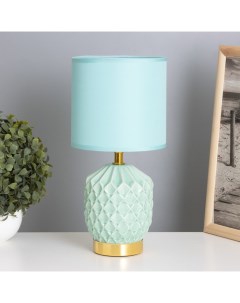 Лампа настольная «Бернарда» 1×40 Вт Е14 зеленый 15×15×30 см Risalux