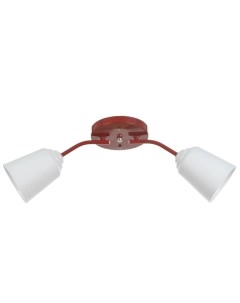 Люстра на потолок «Онлайн», 2×15 Вт, Е27, красный, 50×15×15 см Bayerlux