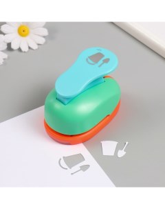 Дырокол фигурный рисунок 3.8×3.8 см «Песочница», 7×5.2×9.2 см, МИКС Арт узор