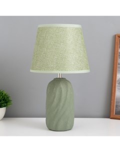 Лампа настольная «Джи» 1×40 Вт Е14 зеленый 20×20×34 см Risalux